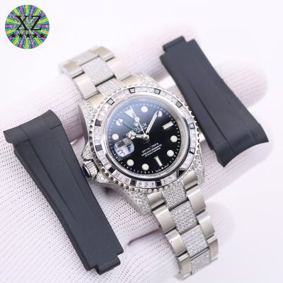ROLEX GMT-Master II 904L Steel 40mm Etc2836 Movement Black Watch